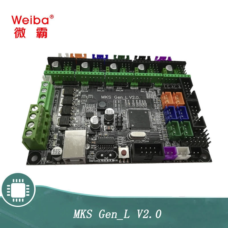 Материнская плата 3D-принтера MKS GEN-L V2.0: высокая экономичность, совместима с RAMPS, открытый исходный код Marlin