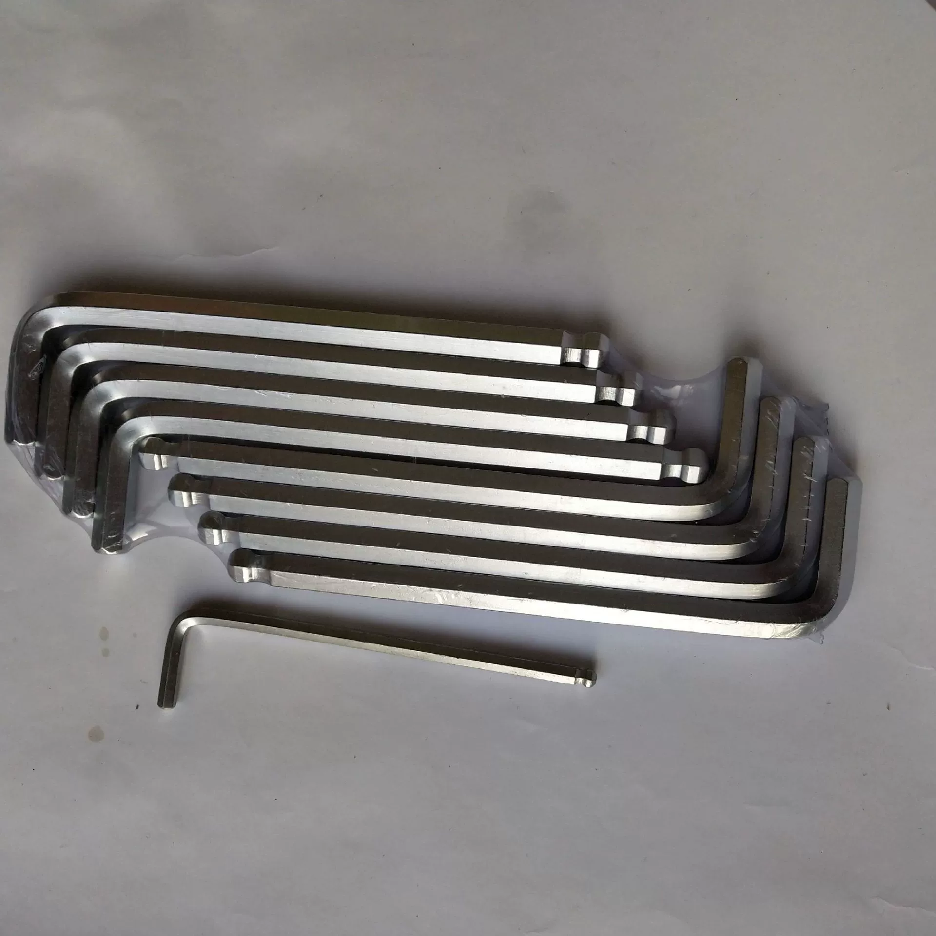 Шестигранный ключ с удлиненной шаровой головкой оптом одинарный L-образный ключ, поддерживающий механическое оборудование шестигранный ключ