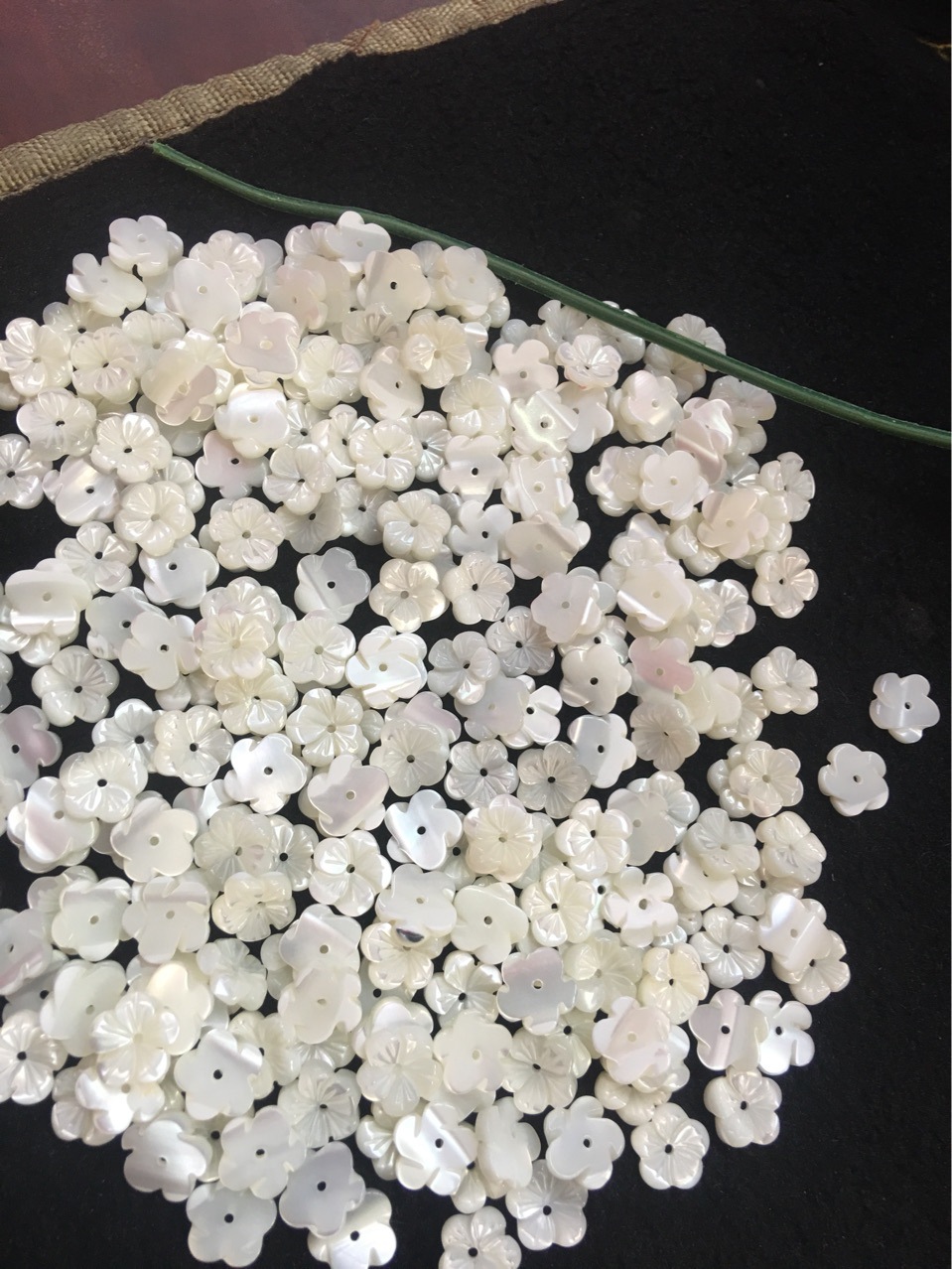 2g Weight 1 Piece Diameter 10mm Diameter 8mm Shell Flower DIY Jewelry Accessories Beads
