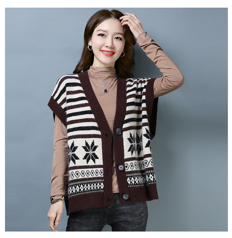 Gilet femme HIRONDELLE CHRYSALIDE en Tricot - Ref 3317091 Image 21