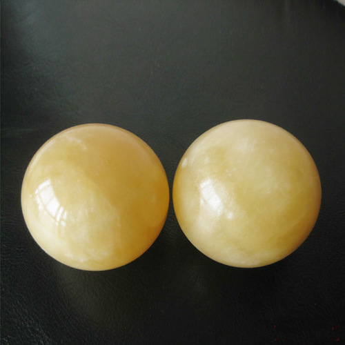 Manufacturer wholesale jade fitness ball handball beige jade fitness ball jade gifts wholesale