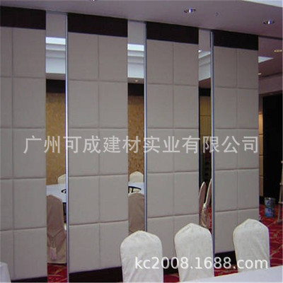 hotel Folding rotate hide activity partition To track suspension Hanging doors Aluminum frame Trim panel