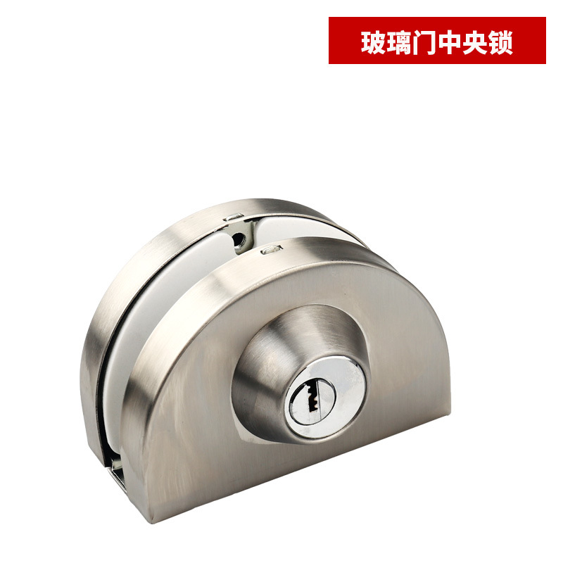 中央门锁玻璃门锁双门双锁不锈钢1.0钢板 FY-036|ru
