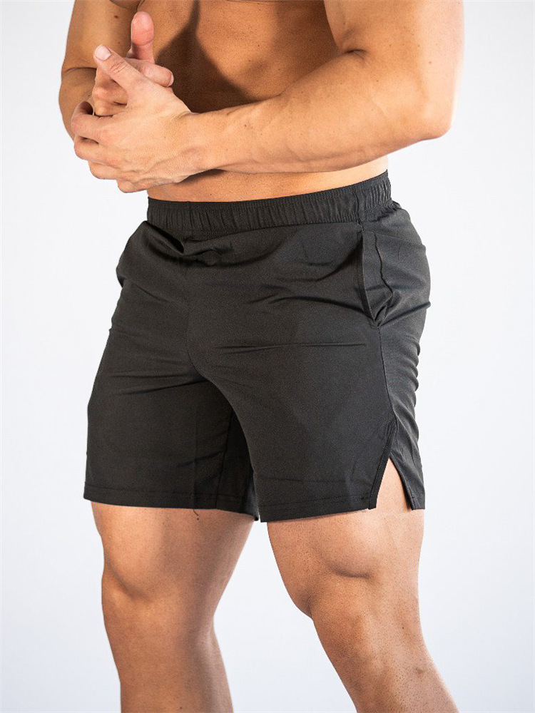 Comercio exterior de color sólido tablero ligero verano hombres pantalones cortos de fitness deportes casuales correr de secado rápido pantalones cortos de entrenamiento de baloncesto