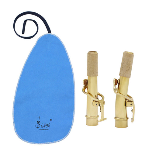 B flat soprano saxophone bent neck straight neck strip cloth cork paste musical instrument accessories saxophone neck set