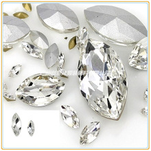 批发超闪玻璃钻 马眼真银底玻璃钻 尖底无孔玻璃贴钻 DIY手机壳