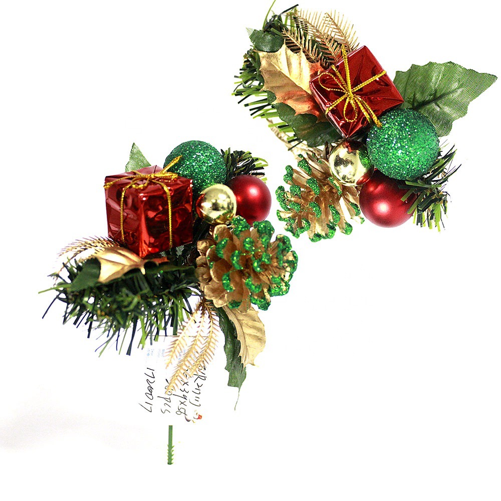 2019 decoraciones de Navidad cono de pino esquejes de Bolas de plástico adornos de árbol de Navidad decoración de la ventana de Navidad