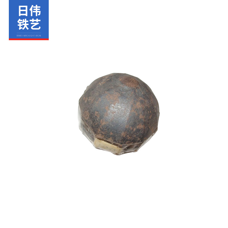 锻造钢球 阁楼复式楼梯护栏球形配饰 铁艺楼梯立杆配饰