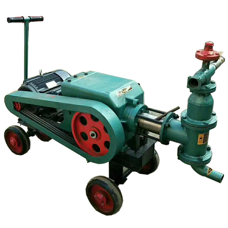 卧式三缸往复单作用活塞泵 高压注浆泵 轻便型泥浆泵