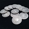 Antique coins, silver coin, copper silver currency, Chinese horoscope