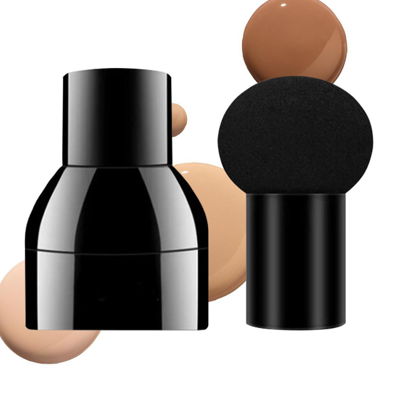 Cabeza de hongo soplo de polvo hidrófilo huevo de belleza sin látex húmedo y seco de doble uso esponja de belleza soplo de polvo herramientas de maquillaje