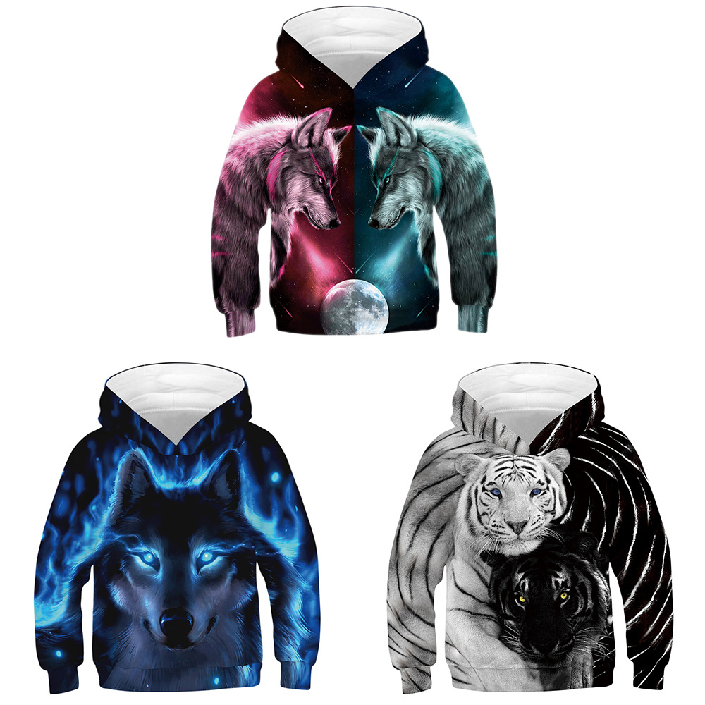 Sweat pour enfants Cosplay Loup en 3D - Ref 3423938 Image 2