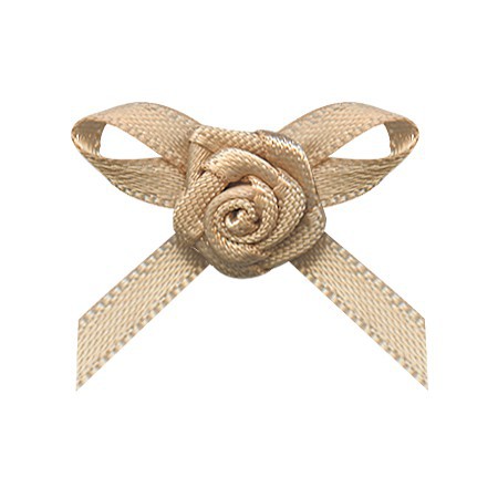 Yao Ming en stock al por mayor pequeño arco cinta de poliéster mano anudada pastel bandera cinta de satén arco