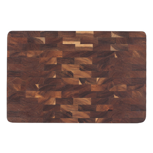Factory direct sales acacia wood cutting board home kitchen large solid wood durable geometric square splicing wooden cutting board