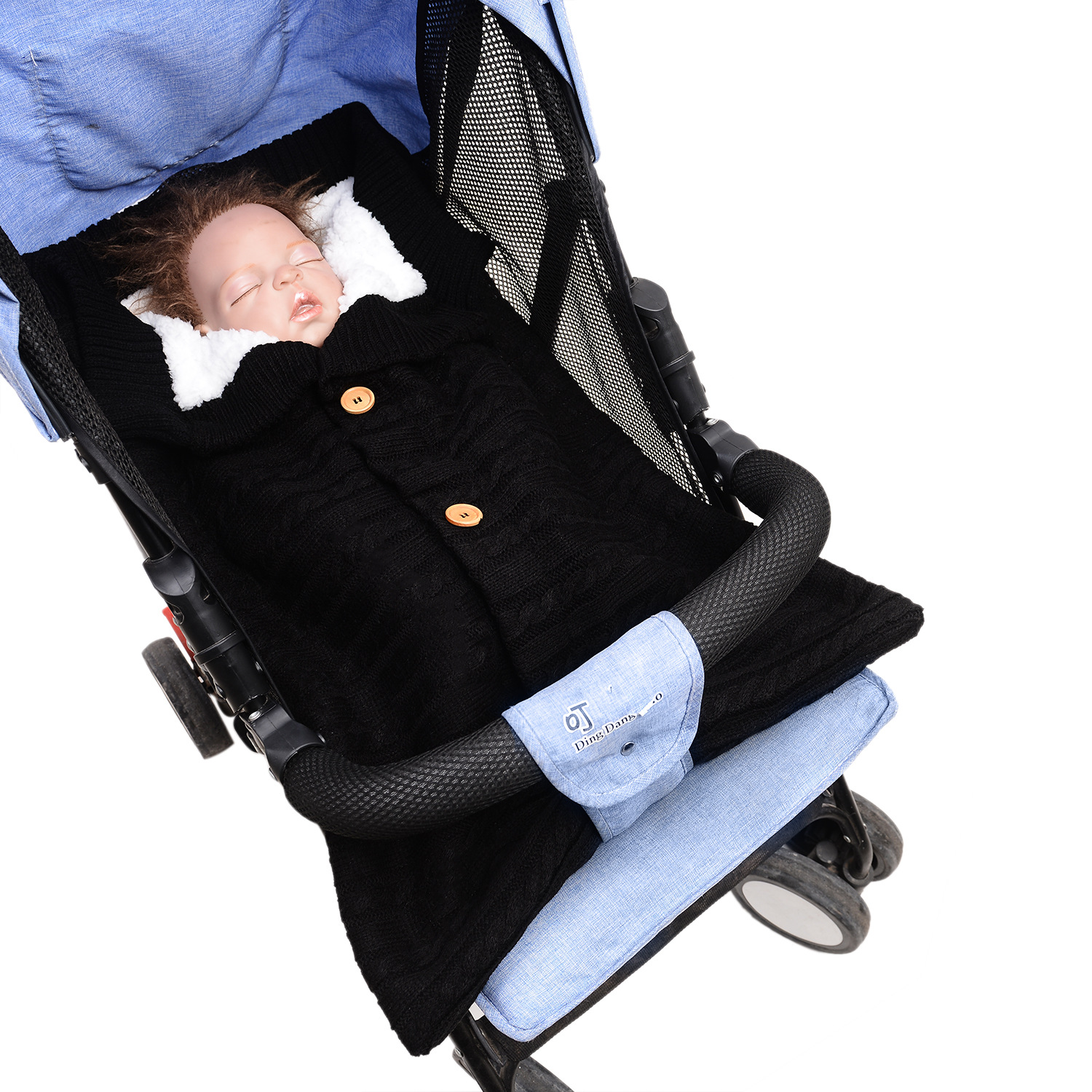 Solid Color Pattern Winter, Autumn Season Pastoral Solid Color Polyacrylonitrile Fiber Sleep Sack Baby Accessories