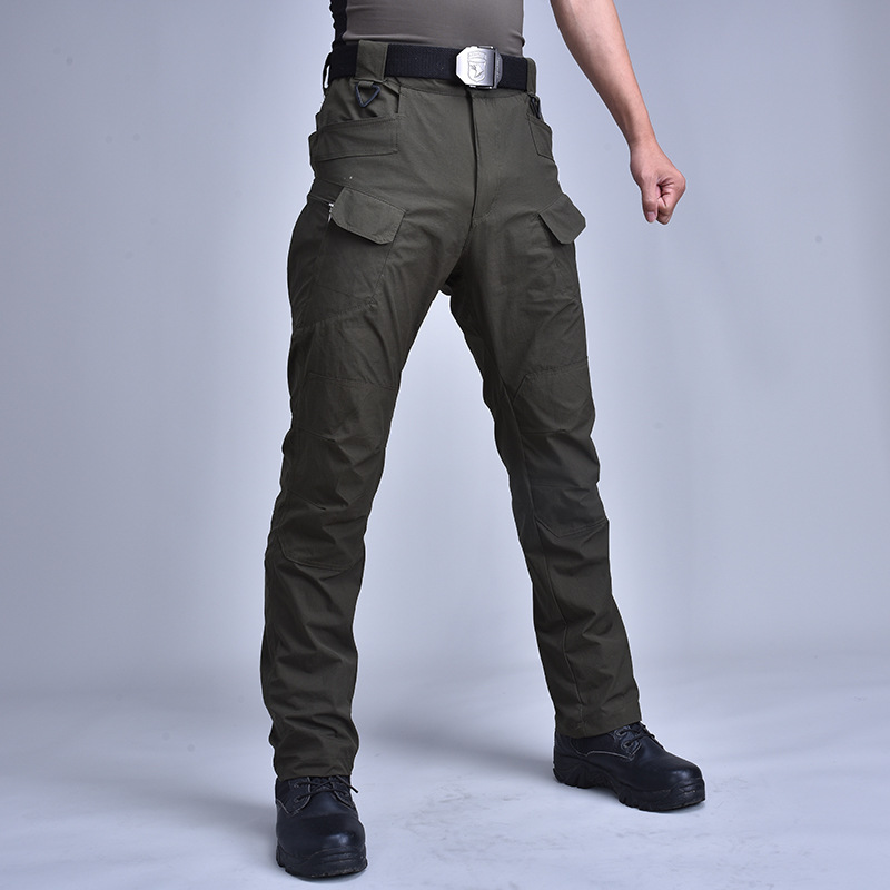 Pantalones deportivos de secado rápido de los hombres sueltos de primavera y otoño casual gordos pantalones de verano al aire libre pantalones de senderismo