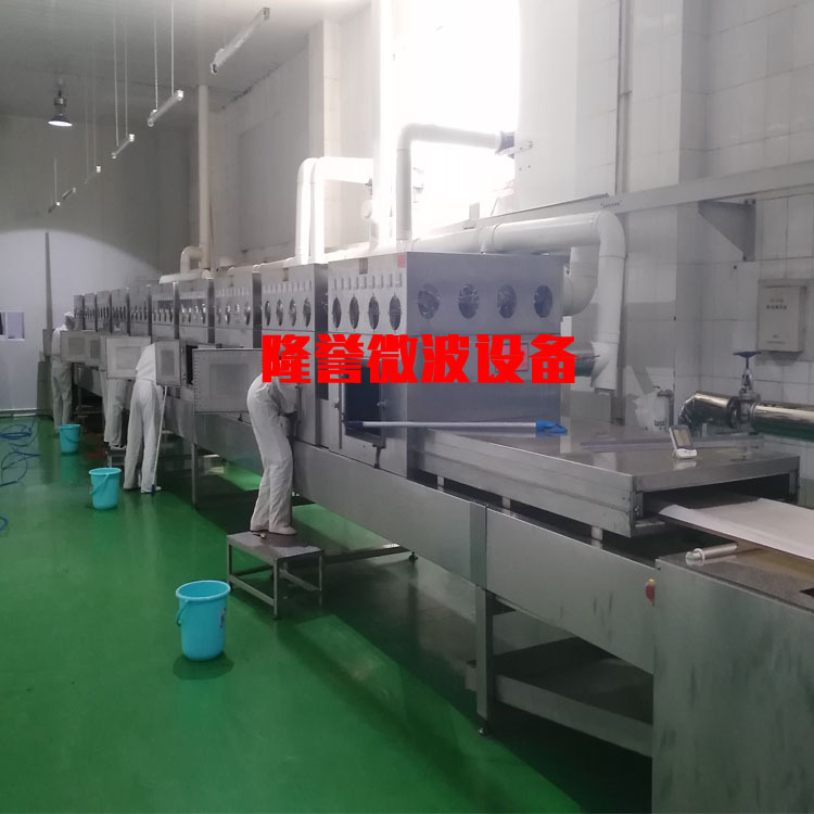 微波饲料干燥杀菌设备宠物食品杀菌机工业微波设备哪家好隆誉