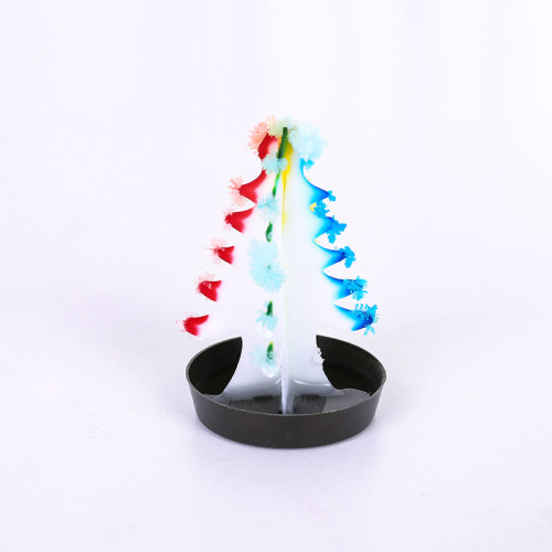 Christmas decoration paper tree will bloom and crystallize colorful magic Christmas tree early education science experimental toys