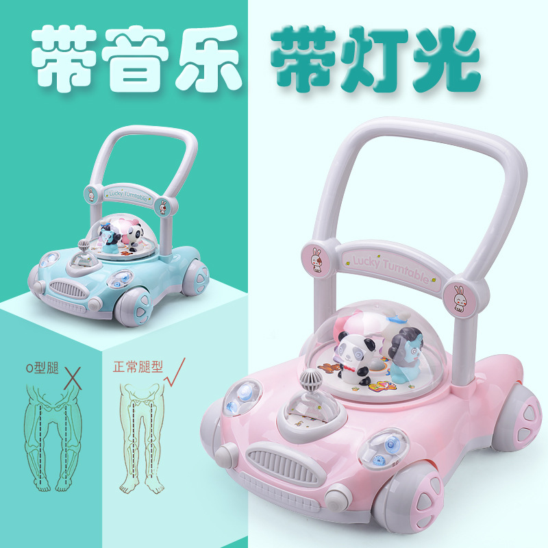 baby baby Toddler Riders garden cart children lighting Adjust speed music Toys 6/7-18 Yue le