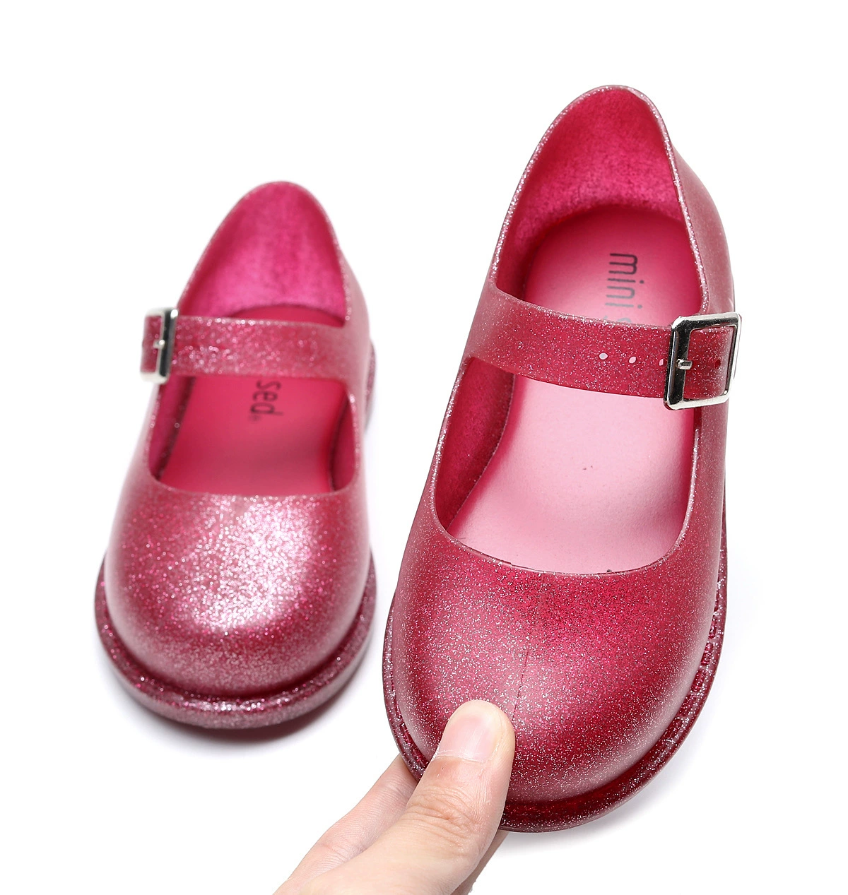 Трансграничная горячая милая сверкающая лампа студенческая детская сандалия кроссовка корейская принцесса удобная водонепроницаемая