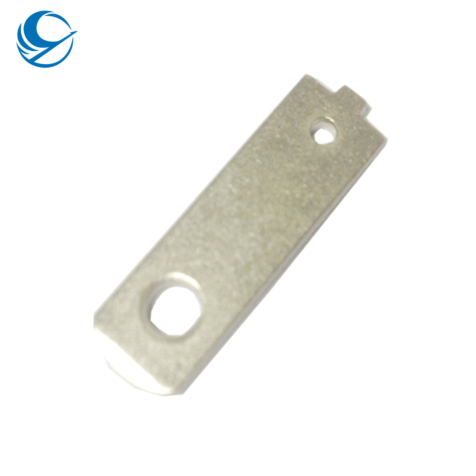 美式无极性插头片 24.4双孔扁插  充电器外壳注塑铜插片美规 美式