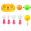 Children's family fruit toy for cutting, kitchen, set