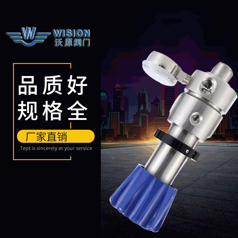 上海厂家高精度小巧稳定高密封性 RW12不锈钢减压器