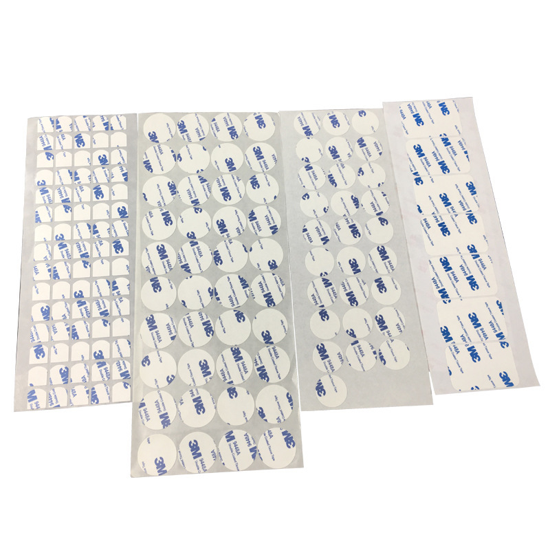 模切冲型高粘圆形3m双面胶透明双面胶贴3M9448a双面胶带