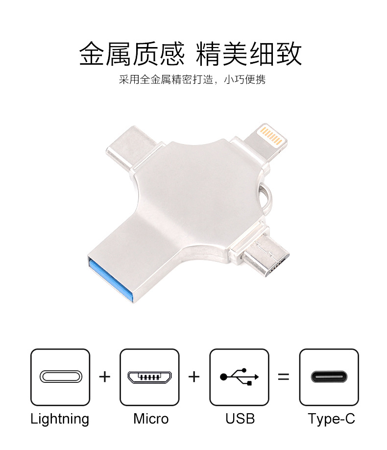 十字架OTG手机u盘32g 适用苹果安卓电脑type-cUSB3.0U盘批发礼品详情14