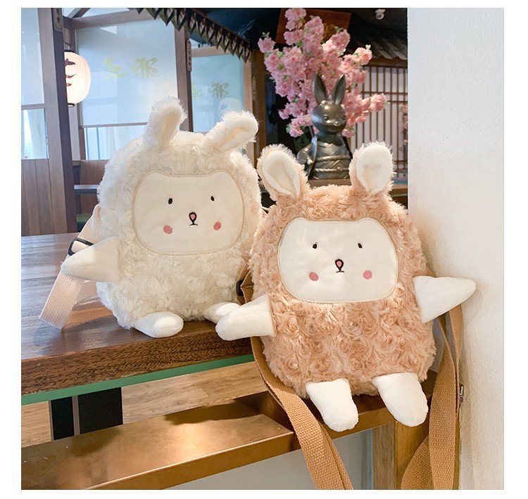 Teddy Soft Cute Little Sheep Shoulder Bag Cute Cartoon Girl Mobile Phone Bag display picture 18