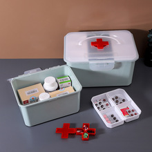 廠家直銷家用醫葯物品收納盒兒童家用葯箱便攜出診急救多層醫療箱