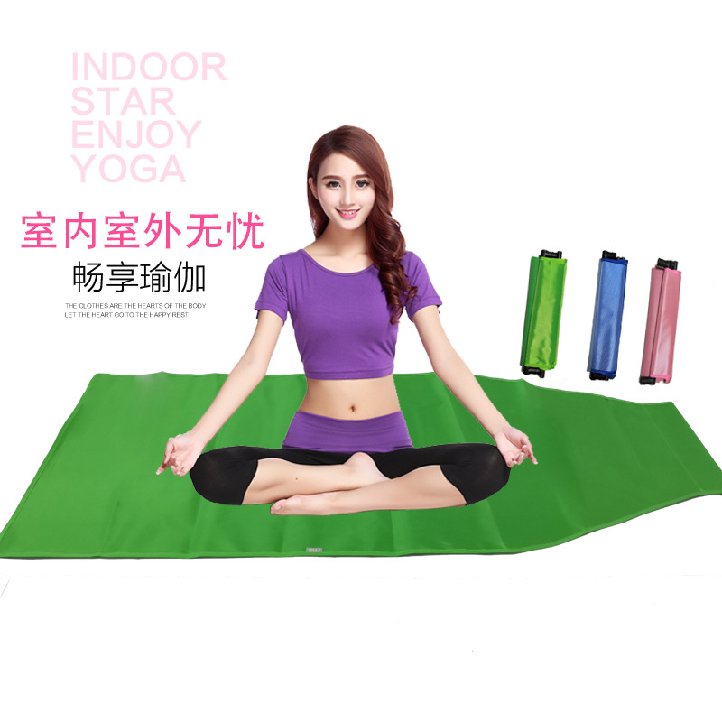 抖音热销户外用品随行椅 防潮瑜珈垫 野炊露营帐篷搭档便携折叠椅