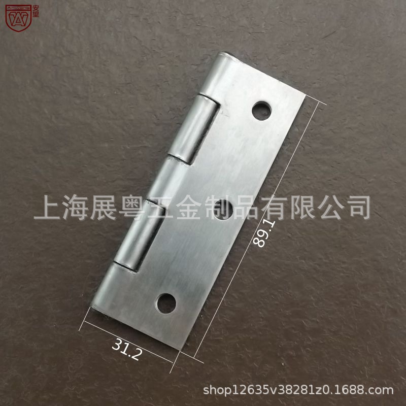 Anwang 3.5 pulgadas acero inoxidable 304 bisagra pequeña bisagra de acero inoxidable plegable mini pequeño hoja de acero inoxidable pequeña bisagra