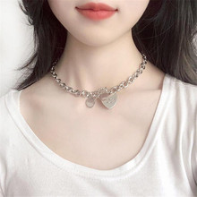 3g Weight Alloy Pendant Material Necklace Classification Fishing Line Chain Material Woven Chain Chain Type Travel Occasion Fishing Line Material Heart Shape Pattern Women'S Gender Simple Style Style Pink, Red, Green, Blue Color Simple Style Heart Shape Fishing Line Woven Chain Pendant Necklaces Wholesale 4