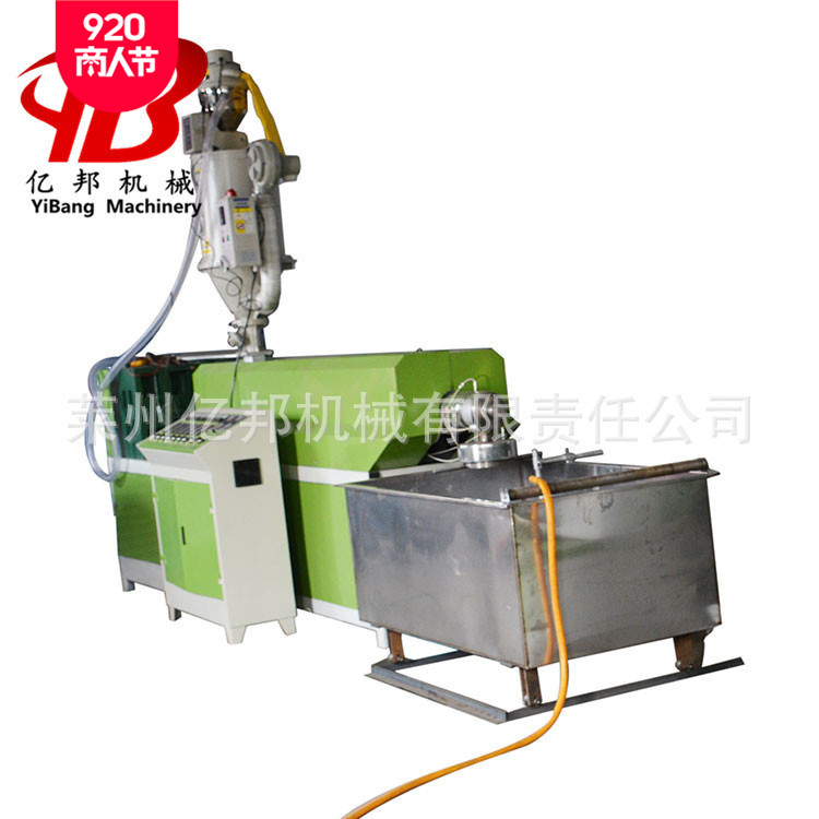 莱州亿邦供应PE塑料渔网丝圆丝拉丝机塑料风筝圆丝制绳拉丝机