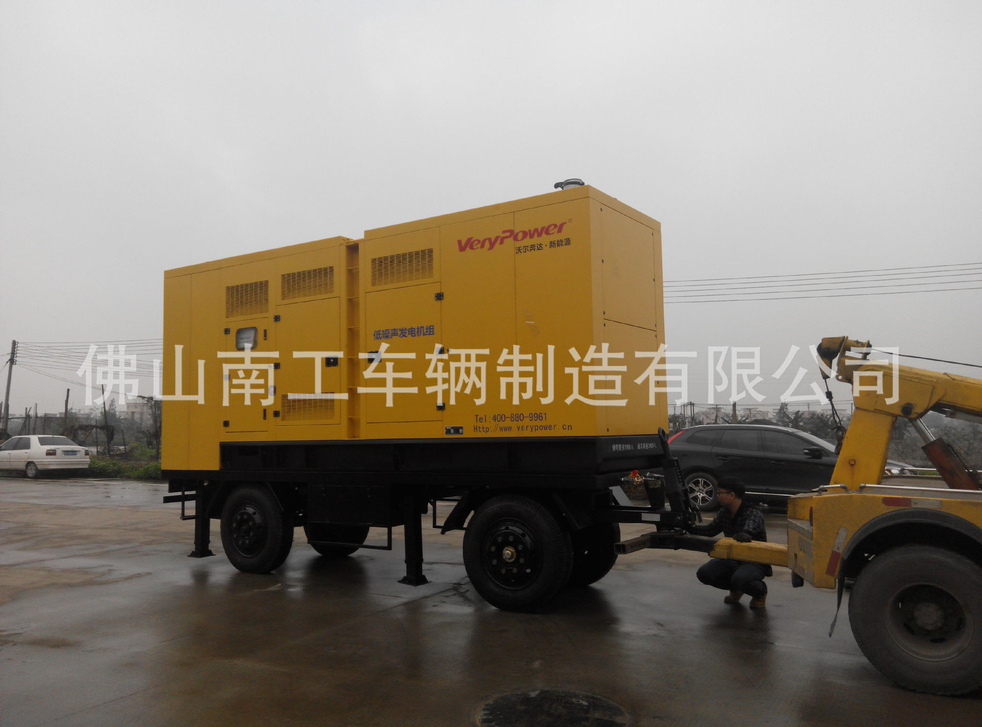 南方电网8T全挂牵引式移动UPS电力不间断电源车