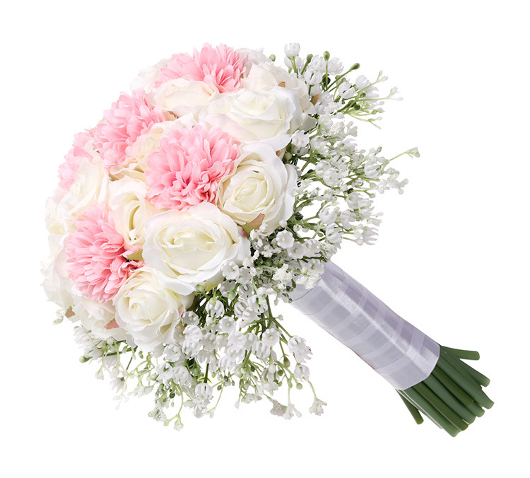 European and American wedding bouquets, creative starry sky simulation bouquets, bride's wedding bouquets, wholesale wedding supplies detail image 8