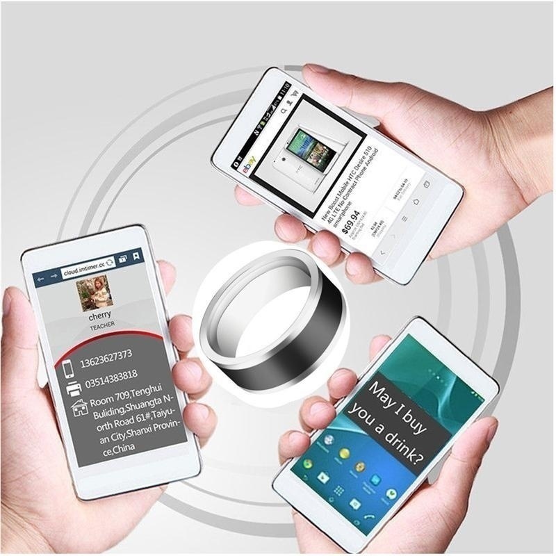 Bague NFC Smart Digital Unisexe Android - Ref 3423917 Image 10