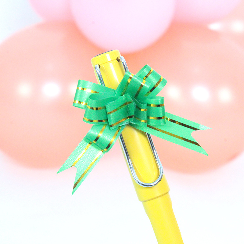 小号金边拉花深绿S bow GRN