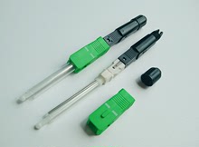 FTTH熱熔式SC/APC光纖快速連接器 SC光纖綠色熱熔頭