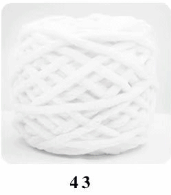 Tira de hielo hilo de una sola hebra de lana gruesa aguja de palo de tejer manta zapatillas hilo bufanda sombrero bufanda hilo de algodón fábrica al por mayor