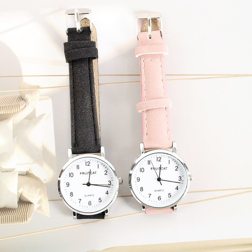 Korean Vintage Trend Minimalist Casual Stylish Quartz Watch for Middle and High School Students, Waterproof Ultra-Thin, Suitable for Men and Women, Couple's Choice