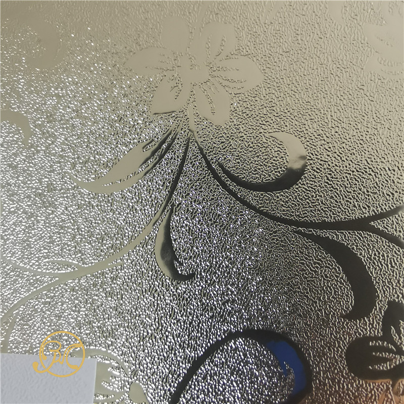 PVC压花膜 保温袋面料 3D花纹铝箔纸