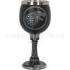 Three dimensional carved wineglass with glass, cup, USA, 3D