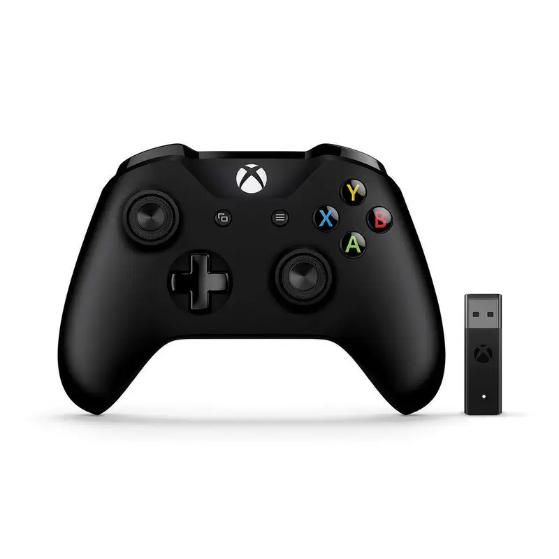 Беспроводной геймпад Xbox One S, оригинальный ресивер для ПК, контроллер