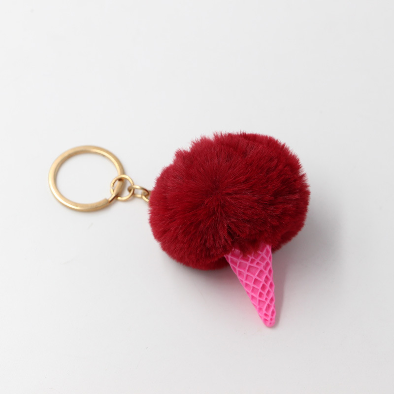 13g Weight Bag Charms Bag Accessories Type 1 Piece Quantity Daily Occasion Resin, Polyester Material Ice Cream Pattern Elegant, Cute Style 1 Piece Resin Polyester Ice Cream Bag Charms 9