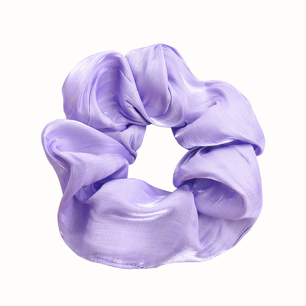 New Fashion Silky Color Hair Ring Gold Light Forged Fabric Twist Hair Ring Wholesale display picture 10