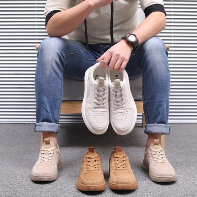 厂家直销春季新款男潮鞋小白鞋潮流百搭透气男士休闲鞋慢跑鞋板鞋