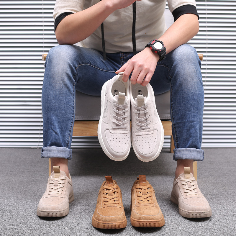 厂家直销春季新款男潮鞋小白鞋潮流百搭透气男士休闲鞋慢跑鞋板鞋
