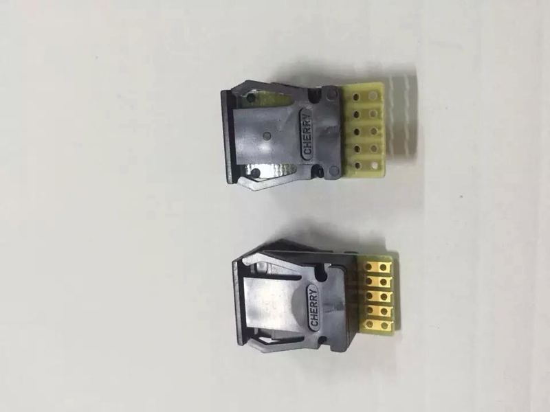 德国 CHERRY数字拨码开关 按动计数器 5线路 0-9位全塑 全